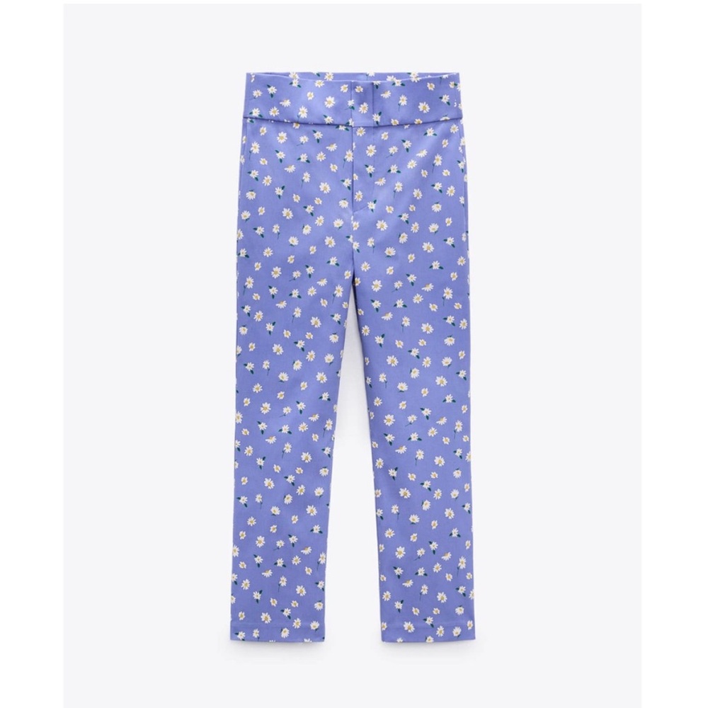 Zara Europe brand cropped pants, high waisted